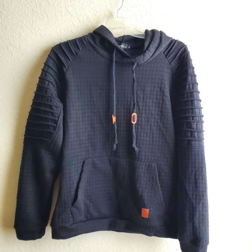 SIIMHWRSS Unisex SIZE XXL  BLACK HOODIE